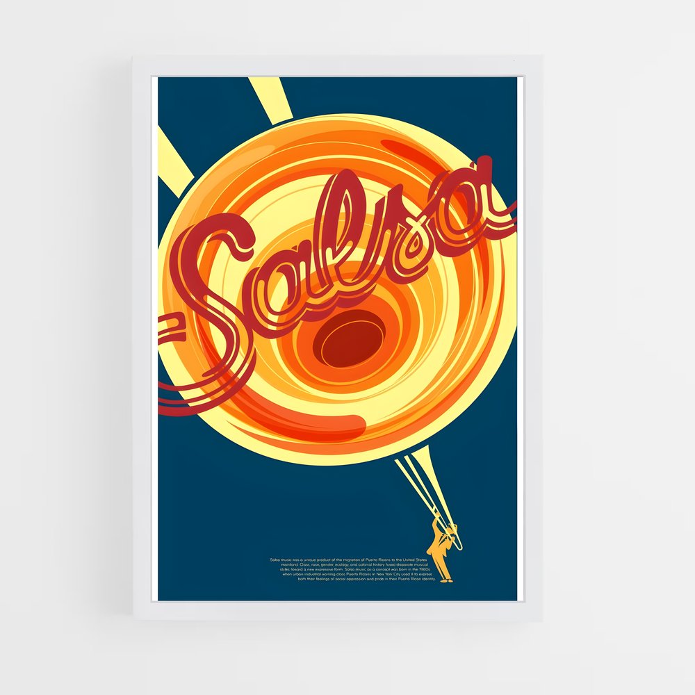 Poster Fiesta ensoleillée – affiche Danse (vue 3)